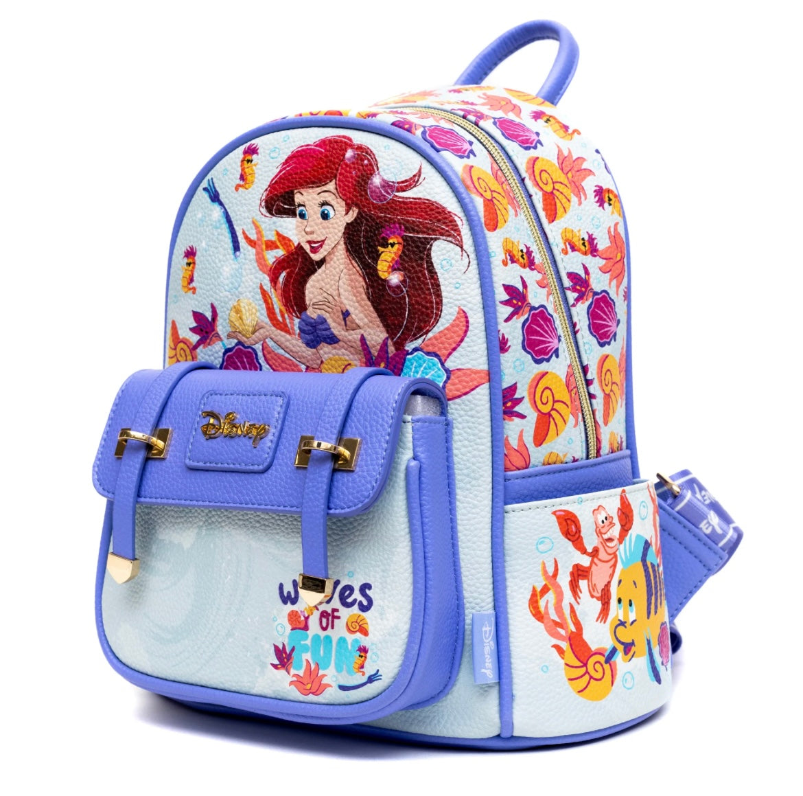 Disney Princess Ariel 11”  Pebble Grain Mini BP