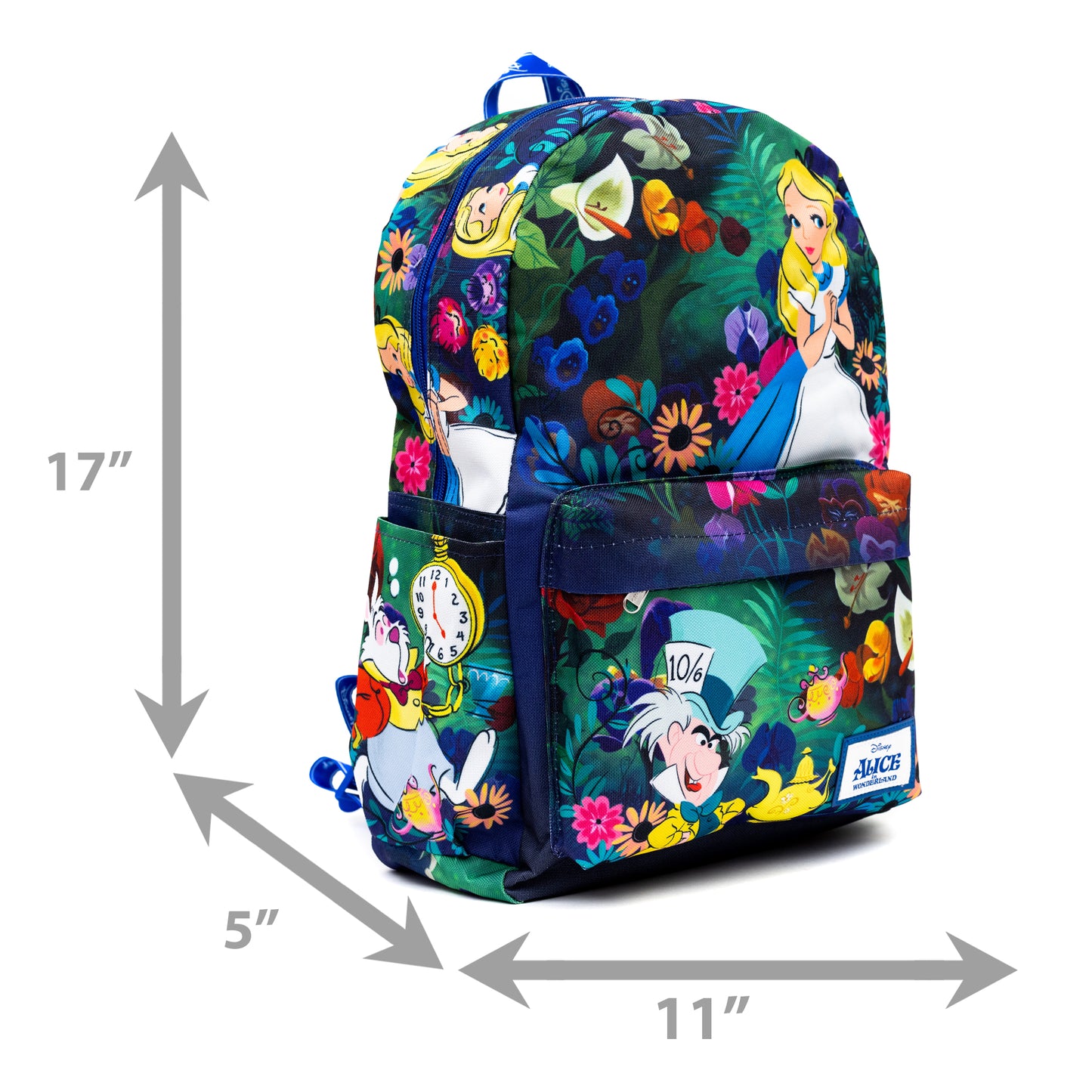 DISNEY Alice in Wonderland 17" Junior Backpack