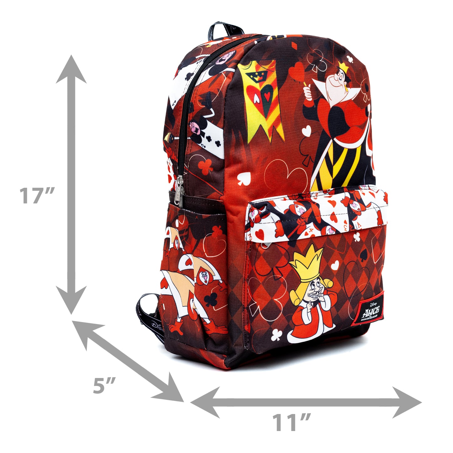 DISNEY Queen of Hearts 17" Large backpack