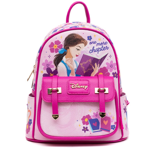 Disney Princess Belle 11" Pebble Grain Vegan Leather Backpack