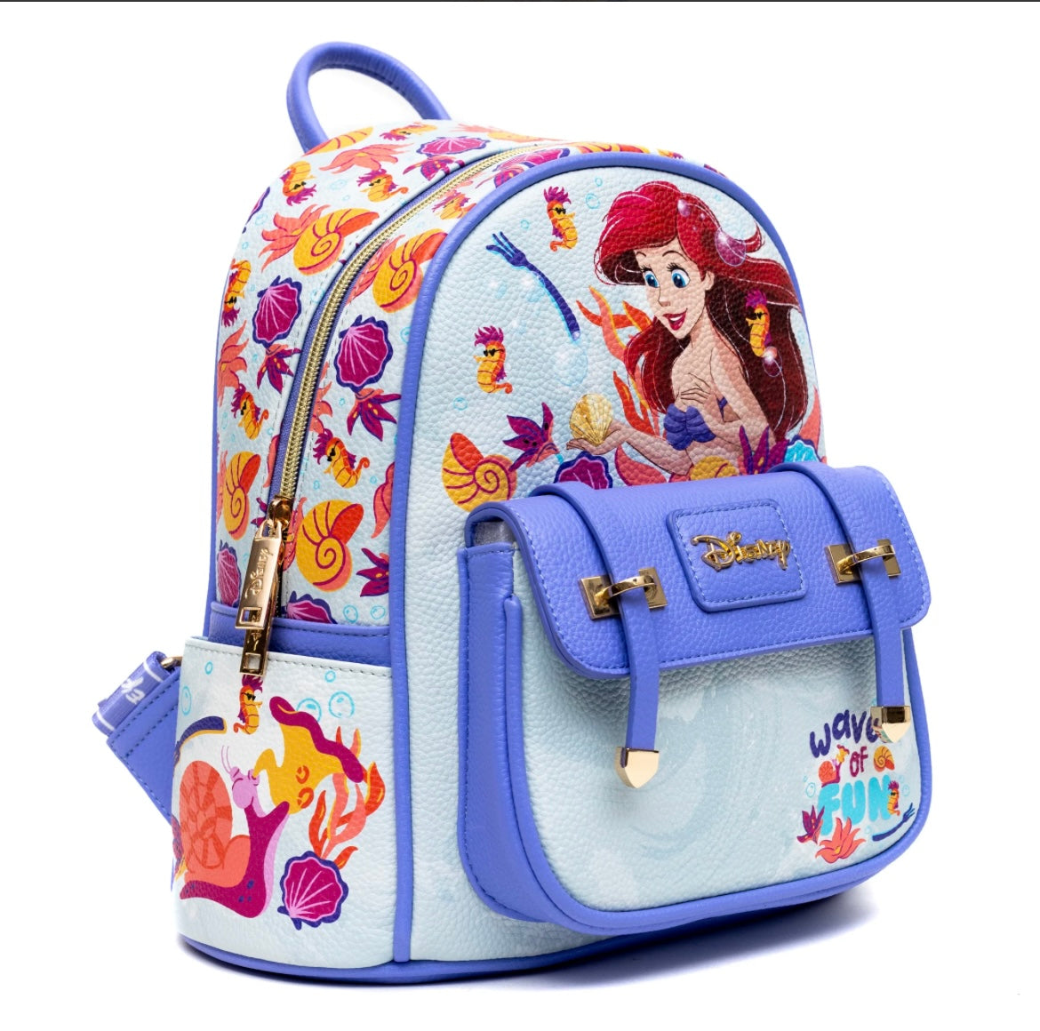 Disney Princess Ariel 11”  Pebble Grain Mini BP