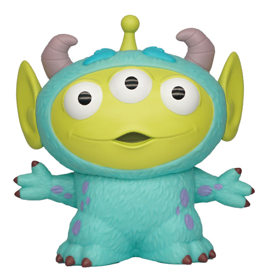 Toy Story Alien dressed up as Sully from Monster's Inc. Figure Bank 8"